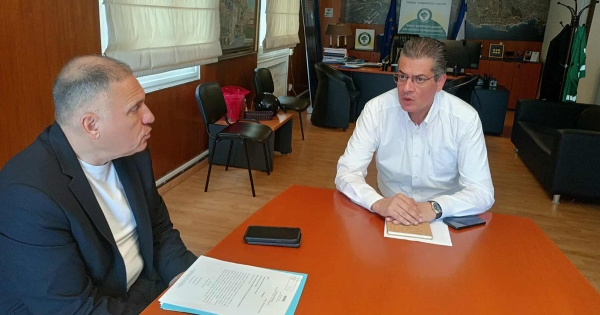 Στο Γ.Γ. Δασών ο Νεοκλής Κρητικός για το θέμα της ξήρανσης ελάτων