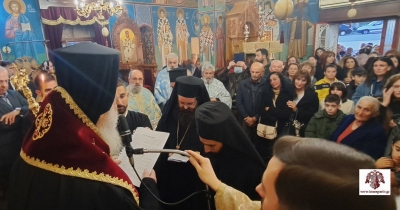 Κουρά Μοναχού στον προσκυνηματικό Ι. Ναό Αγίου Νεκταρίου Συκέας