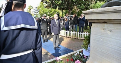 Ο Θ. Δαβάκης στην επιμνημόσυνη δέηση για τον Ήρωα των Ιμίων Αντιναύαρχο Παναγιώτη Βλαχάκο ΠΝ