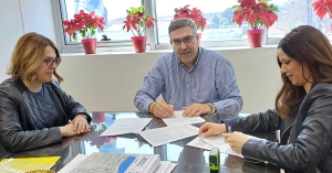 Υπογραφή σύμβασης για τη βελτίωση του δρόμου Κολλίνες–Αγία Βαρβάρα–Πελλάνα