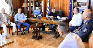Επίσκεψη Υπουργού Προστασίας του Πολίτη, Μ. Χρυσοχοΐδη στην Κόρινθο