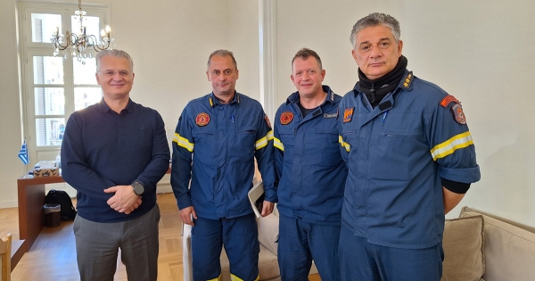 Δημήτρης Πτωχός: «Η πρόληψη και ο συντονισμός κλειδιά για την Πολιτική Προστασία»