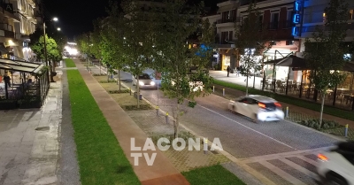 Σπάρτη: Αναβολή φωταγώγησης κεντρικού τμήματος Παλαιολόγου λόγω καιρικών συνθηκών