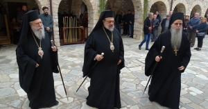 Ο Πανηγυρικός Πολυαρχιερατικός Εσπερινός στην Ι.Μ. Αγίων Τεσσαράκοντα Μαρτύρων