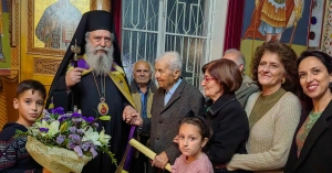 Η ακολουθία της Μ. Δευτέρας στις Αμύκλες – Τιμήθηκε ο αιωνόβιος κ. Απόστολος Καργάκος