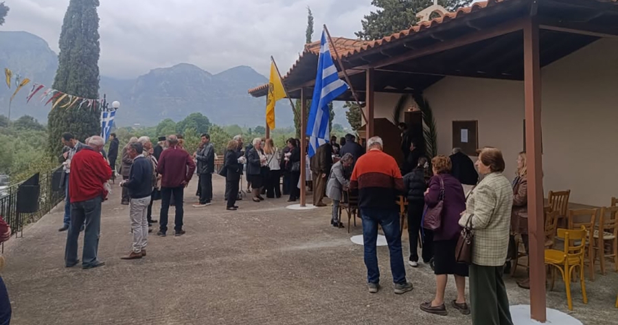 Εορτασμός της εορτής του Αγίου Γεωργίου στο ομώνυμο εκκλησάκι της ενορίας Ριβιωτίσσης - Αλεσίων - Αγίας Κυριακής