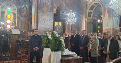 Στο Ετήσιο Μνημόσυνο υπέρ των Ευεργετών της ΔΕ Φάριδος παρευρέθηκε ο Θ. Βερούτης