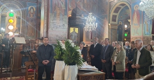 Στο Ετήσιο Μνημόσυνο υπέρ των Ευεργετών της ΔΕ Φάριδος παρευρέθηκε ο Θ. Βερούτης