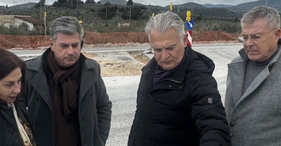 Κορινθία: Στο πεδίο των έργων ο Περιφερειάρχης Δημήτρης Πτωχός