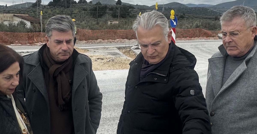 Κορινθία: Στο πεδίο των έργων ο Περιφερειάρχης Δημήτρης Πτωχός