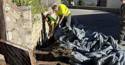 Καθαρισμός φρεατίων και αυλακιών στην Κοινότητα Γεωργιτσίου Δ.Ε. Πελλάνας