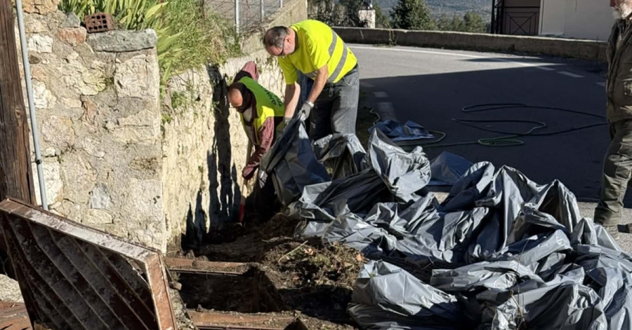 Καθαρισμός φρεατίων και αυλακιών στην Κοινότητα Γεωργιτσίου Δ.Ε. Πελλάνας