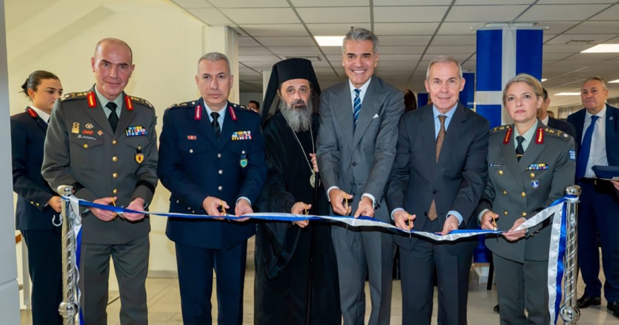 Ο Θ. Δαβάκης στην Τελετή Εγκαινίων Νέων Κοιτώνων στη Σχολή Αξιωματικών Νοσηλευτικής (ΣΑΝ)