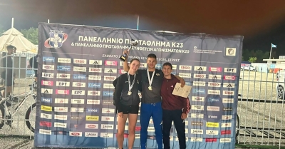Δύο μετάλλια για τον Γ.Α.Σ. Ευρώτα στο Πανελλήνιο Κ23!