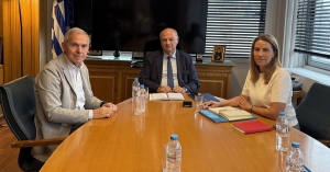 Ο Θ. Δαβάκης στη ηγεσία του ΥπΑΑΤ για Κελεφίνα, Αρδευτικό Τρινάσου και Προγράμματα ΟΕΦ