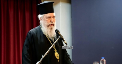 Ο Σεβ. Μητροπολίτης κ. Ευστάθιος ομίλησε στο Λυγουριό Αργολίδας για τον αοίδιμο Γέροντά του Αρχ. Αγαθάγγελο Μιχαηλίδη