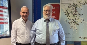 Στον Παπαγιαννίδη ο Θανάσης Δαβάκης για την Κελεφίνα και το δίκτυο Τρινάσου