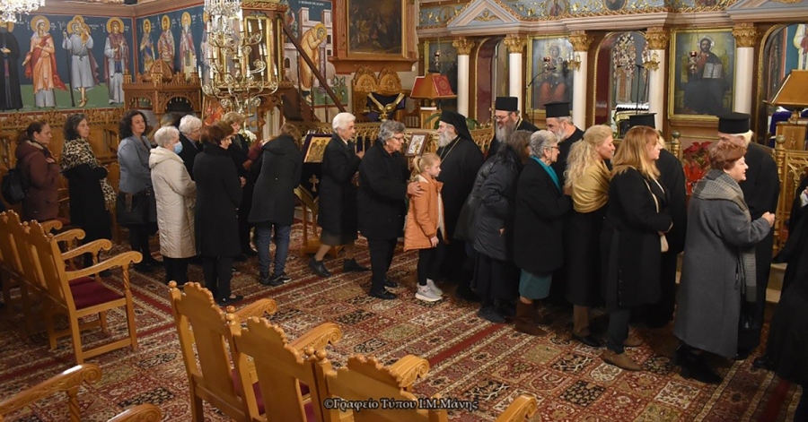 Ο Α' Κατανυκτικός Εσπερινός στον Ι.Ναό Αγίας Τριάδος Γυθείου