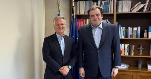 Συνάντηση του Δ. Πτωχού με τον Υπουργό Εθνικής Οικονομίας και Οικονομικών Κ. Πιερρακάκη