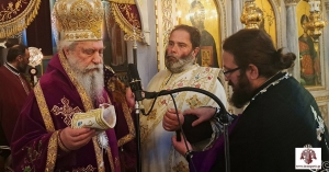 Χειροτονία διακόνου κατά την Προηγιασμένη Θεία Λειτουργία στο Βλαχιώτη