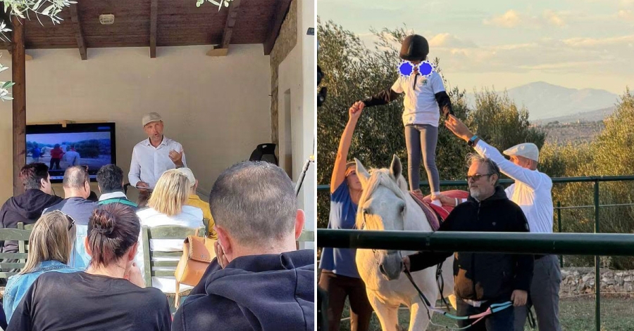 Με απόλυτη επιτυχία ολοκληρώθηκε η Ημερίδα Διεπιστημονικής Θεραπευτικής Ιππασίας στον Πύργο Διρού