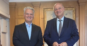 Συνάντηση του Περιφερειάρχη Δ. Πτωχού με τον Υπουργό Αγροτικής Ανάπτυξης και Τροφίμων