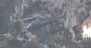 Νέο βίντεο από τα γυρίσματα της «Οδύσσειας» στη σπηλιά του Κύκλωπα Πολύφημου