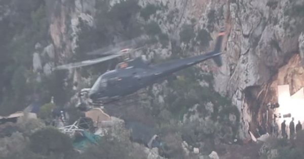 Νέο βίντεο από τα γυρίσματα της «Οδύσσειας» στη σπηλιά του Κύκλωπα Πολύφημου