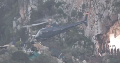 Νέο βίντεο από τα γυρίσματα της «Οδύσσειας» στη σπηλιά του Κύκλωπα Πολύφημου