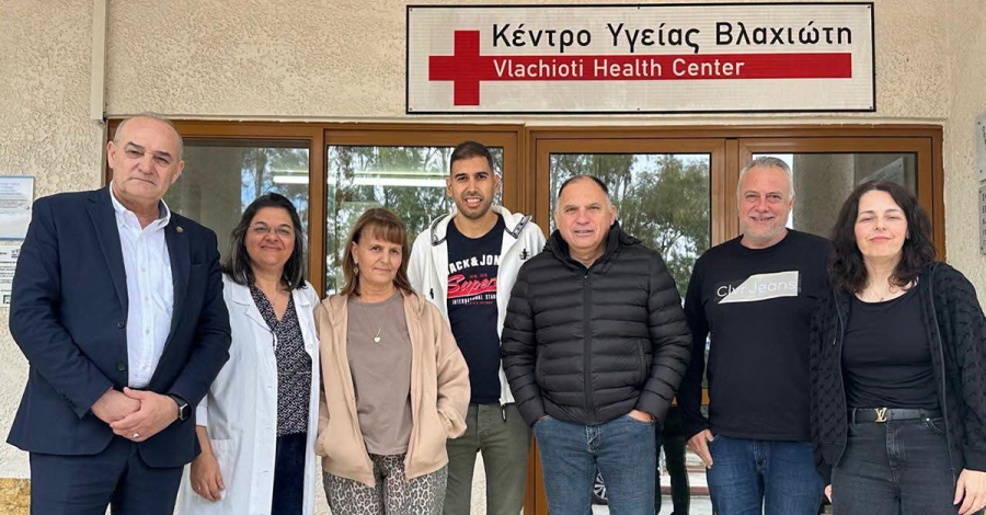 Στο Κέντρο Υγείας Βλαχιώτη ο Νεοκλής Κρητικός και ο Δήμαρχος Ευρώτα Δήμος Βέρδος