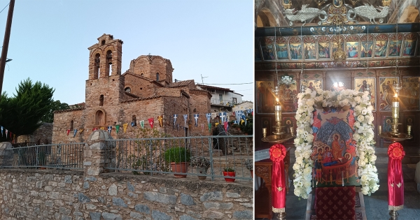 Πανηγυρικός Εορτασμός της Κοιμήσεως της Θεοτόκου στα Χρύσαφα