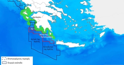 H Chevron &quot;βλέπει&quot; ελληνικό κοίτασμα νοτιοδυτικά της Πελοποννήσου και δυτικά της Κρήτης