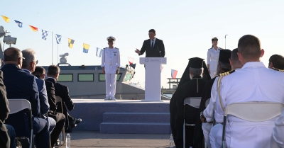 Τελετή παραλαβής και ένταξης πέντε νέων ταχύπλοων περιπολικών σκαφών στο Λιμενικό Σώμα – Ελληνική Ακτοφυλακή