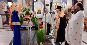 Η τελευταία Ιερά Παράκληση στον Ι.Ν. Οσίου Νίκωνος Σπάρτης