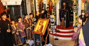 Το Τροπάριο της Κασσιανής από τον Μ.Ο.Σ. στον Ι.Ν. Αγίου Σπυρίδωνος Σπάρτης