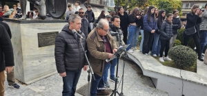 Η ομιλία του Προέδρου της ΑΔΕΔΥ (Λακωνίας) στη μεγαλειώδη συγκέντρωση της Σπάρτης για τα Τέμπη