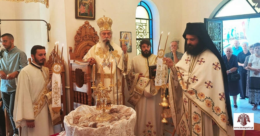 Με Αρχιερατική Θεία Λειτουργία τιμήθηκε η επέτειος εγκαινίων του Ι.Ν. Αγίου Τρύφωνος Πισταμάτων Λαμπόκαμπου