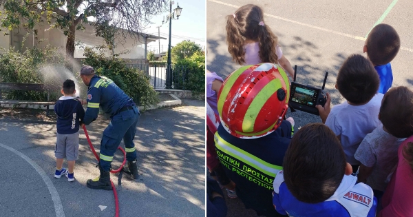 Ένα διαφορετικό μάθημα από την Πολιτική Προστασία του Δήμου Σπάρτης (photos)