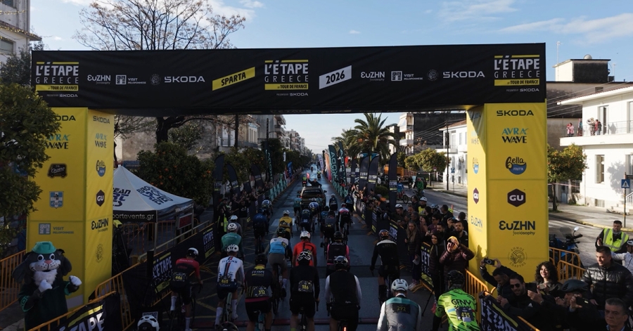 Σπάρτη: Με απόλυτη επιτυχία το L’ Etape Greece 2026 – Στο επίκεντρο της παγκόσμιας ποδηλασίας η Πελοπόννησος