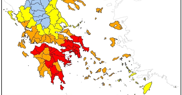 Πυρκαγιές: Σε κατάσταση συναγερμού η Λακωνία το Σάββατο 9 Αυγούστου
