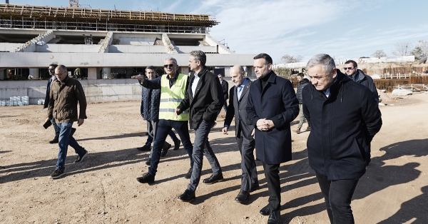 Ο Μητσοτάκης στο νέο γήπεδο του Παναθηναϊκού στο Βοτανικό - «Ένα στολίδι που αξίζει στον σύλλογο»