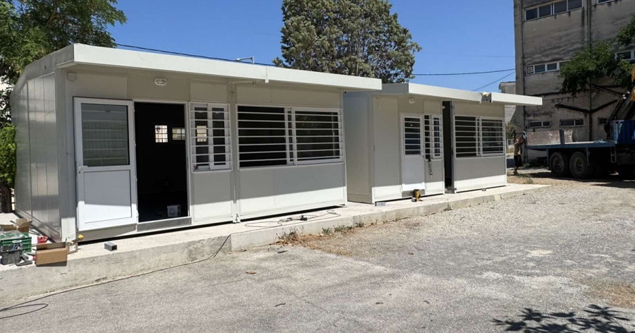 1ο Γυμνάσιο Σπάρτης: Τοποθέτηση προκατασκευασμένων αιθουσών διδασκαλίας