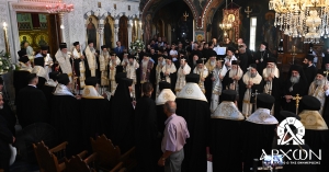 Ο Μητροπολίτης Μάνης στην εξόδιο ακολουθία για τον αείμνηστο Μητροπολίτη Κορίνθου