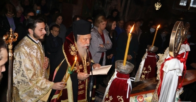 Πλήθος προσκυνητών στους Α΄ Χαιρετισμούς προς την Υπεραγία Θεοτόκο στην Ι.Μ. Ζερμπίτσης