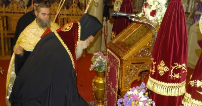 Η Γ΄ Στάση των Χαιρετισμών στον Ι.Ν. Οσίου Νίκωνος Σπάρτης