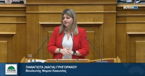 Ν. Γρηγοράκου: «Κα Υπουργέ, θα συνεχίσω να ανησυχώ, γιατί αυτή είναι η δουλειά μου: να ανησυχώ και να διεκδικώ για τη Λακωνία»