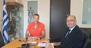 Συνάντηση του Δημάρχου Σπάρτης με τον νέο Διευθυντή της Νοσηλευτικής Μονάδας Μολάων