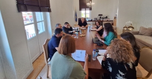 Συνάντηση εργασίας του Δ. Πτωχού με τη νέα Πρύτανη του Πανεπιστημίου Πελοποννήσου Σοφία Ζυγά