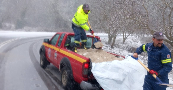Π.Π. Δήμου Σπάρτης: Αυξημένη προσοχή στο ορεινό οδικό δίκτυο (photos)