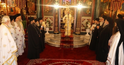 Αρχιερατικό Συλλείτουργο στον Μητροπολιτικό Ναό για τα Ονομαστήρια του Σεβ. Μητροπολίτη Μονεμβασίας &amp; Σπάρτης